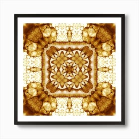 Spilled Coffee Pattern Art Print