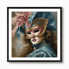 Wall art Venice Mask Art Print