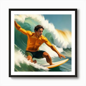 Surfer 5 Art Print