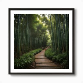 Bamboo Forest 7 Art Print