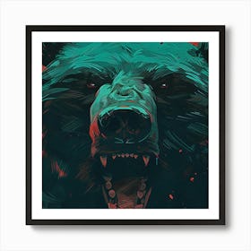 Bear'S Head 1 Art Print