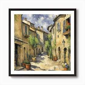 Street In Tuscany Art Print