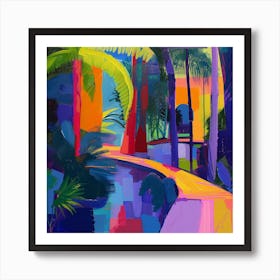 Colourful Gardens Bok Tower Gardens Usa 2 Art Print