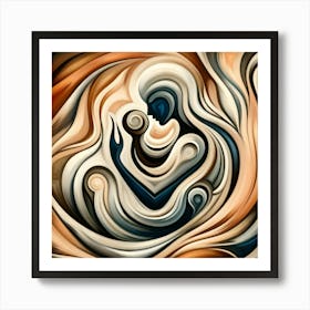 Abstract Of A Woman 24 Art Print