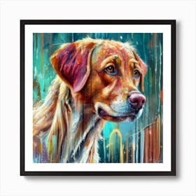 Golden Retriever Affiche