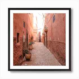 Streets Of Marrakech Morocco Art Print