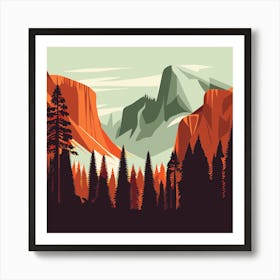 Yosemite National Park Art Print