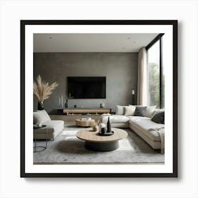 Modern Living Room 117 Art Print