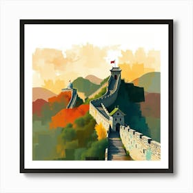 Great Wall Of China 1 Art Print