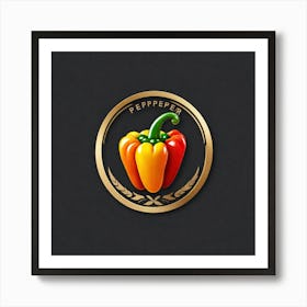 Pepper Pepper Logo Art Print