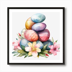 Easter Eggs 3 Art Print