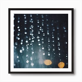 Rain Drops Art 4 Art Print