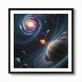 Astronomy In Space Art Print