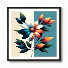 Flower Painting 3 Art Print