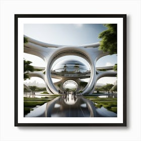 Futuristic Building 10 Art Print