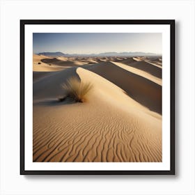 Sand Dunes In The Desert 2 Art Print