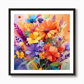 Flowers In A Vase 8 Art Print