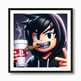 Smokin' Art Print