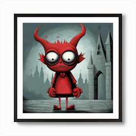 Devil In The Castle Art Print