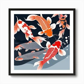 Koi Fish 8 Art Print
