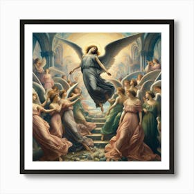 Angels Of The Church 1 Art Print