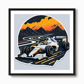 Artwork Graphic Formula1 (14) Art Print