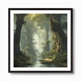 Fantasy Forest Art Print