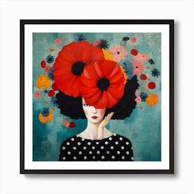 Red Flowers Art Print