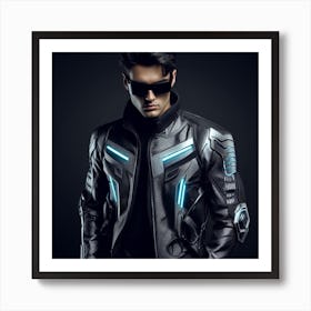 Futuristic Man 3 Art Print