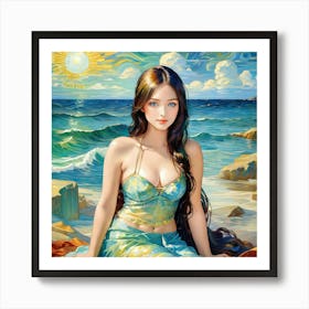 Mermaid ukj Art Print