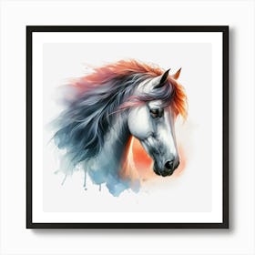 Horse Head 3 Art Print