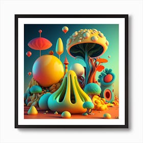 3d Art 1 Art Print