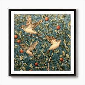 Birds In A Tree Art 5 Art Print