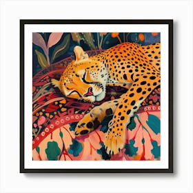 Fauve Cheetah Felipe Hora Art Print