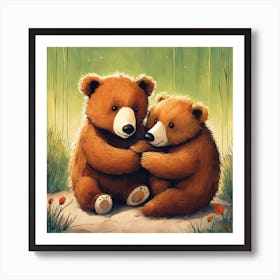 Teddy Bears 2 Art Print