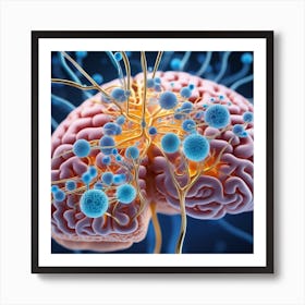 Brain Cell 4 Art Print