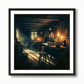 Room In A House Art Print Art Print