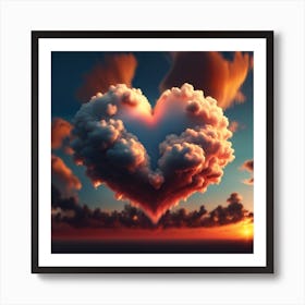 For the Love of Clouds Art Print