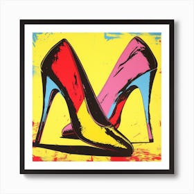 High Heels Pop Art 1 Art Print