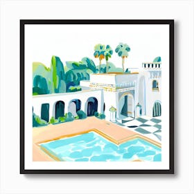 Beautiful hotel Art Print