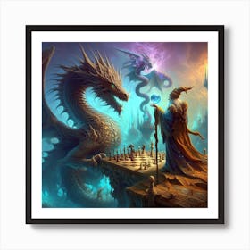 Chess Game 2 Art Print