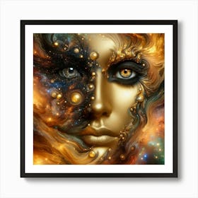 Cosmic Woman Art Print