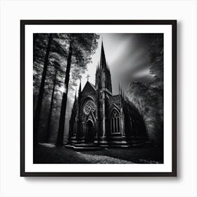 Church In The Woods 3 Art Print