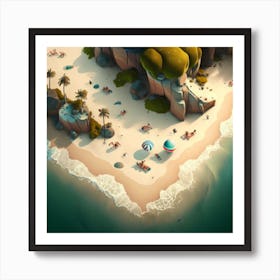 Art Print Of An Aerial Art Print