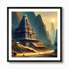 Mountain Temple 8 1 Art Print