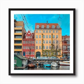 Houses Of Copenhagen Art Print