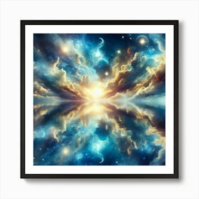 Nebula In Space 1 Art Print