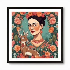 Frida Kahlo 77 Art Print