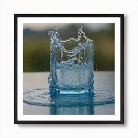Water Splash 5 Art Print