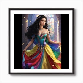 The Charming Beautiful Crystalya Art Print